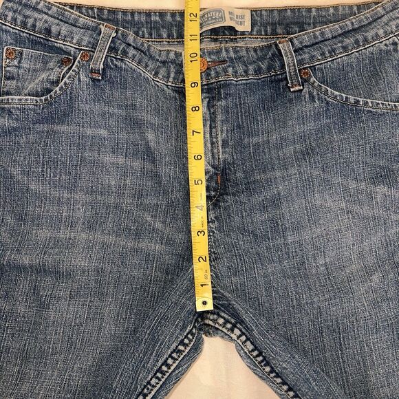 Women's Bootcut Jeans Levi's Signature Mid Rise Tag 16 M measured Size 34x30 - Picture 13 of 15